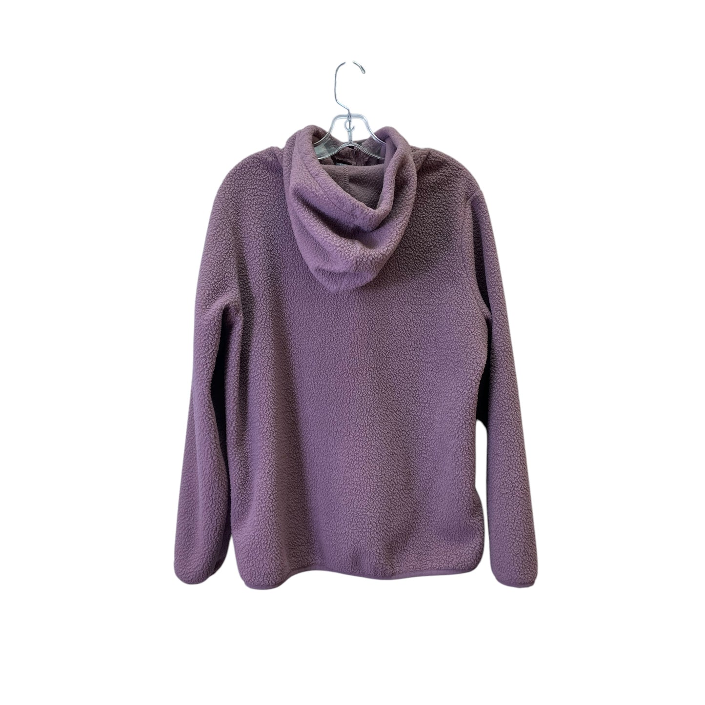 Athletic Sweatshirt Hoodie By Eddie Bauer In Mauve, Size:L