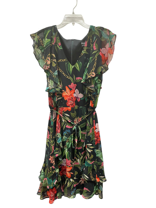 Dress Casual Midi By Frank Lyman In Floral Print, Size:12
