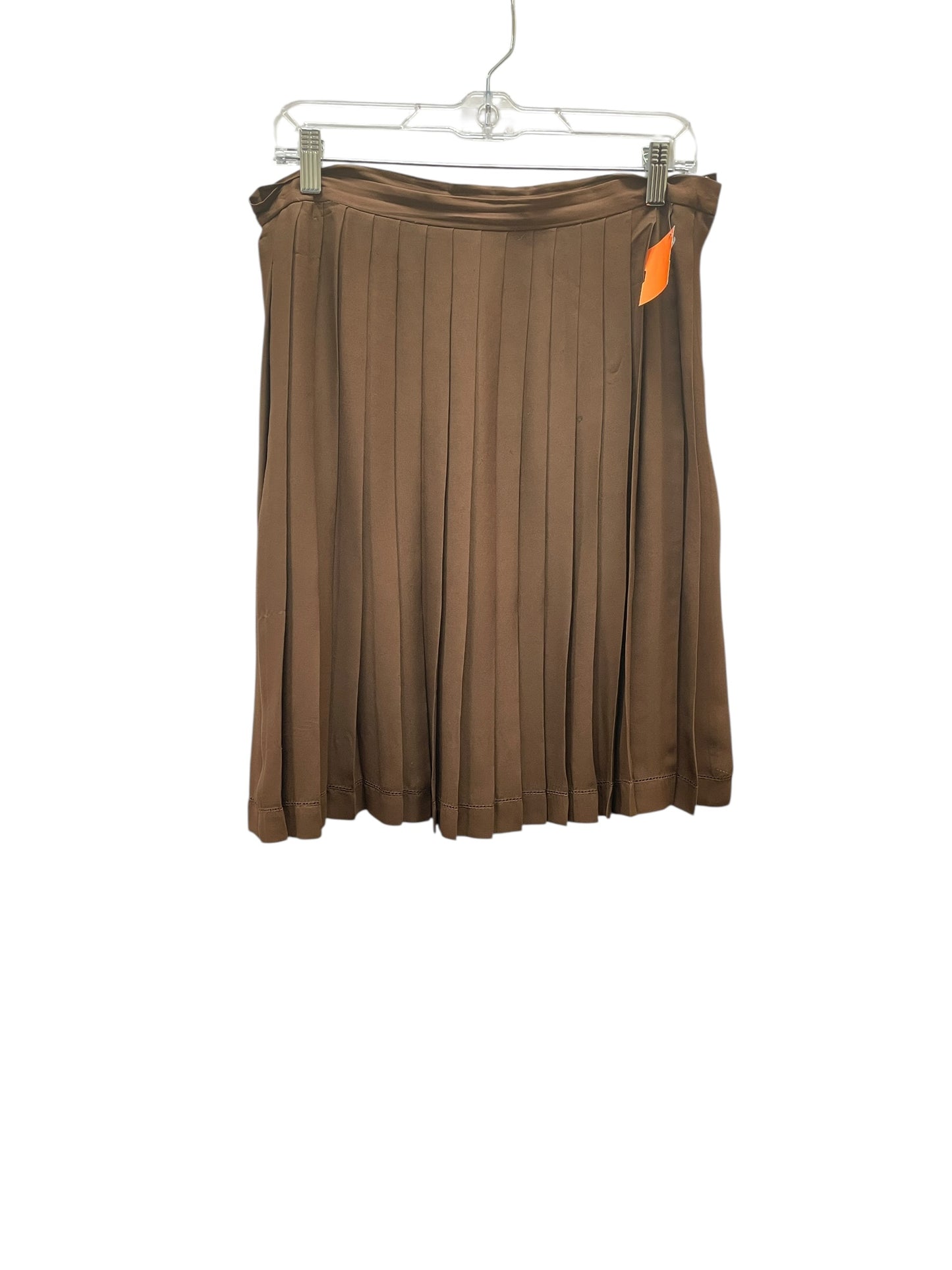 Skirt Midi By Alfred Sung In Brown, Size:12