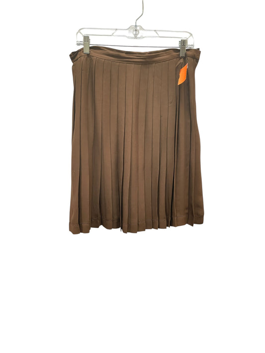 Skirt Midi By Alfred Sung In Brown, Size:12
