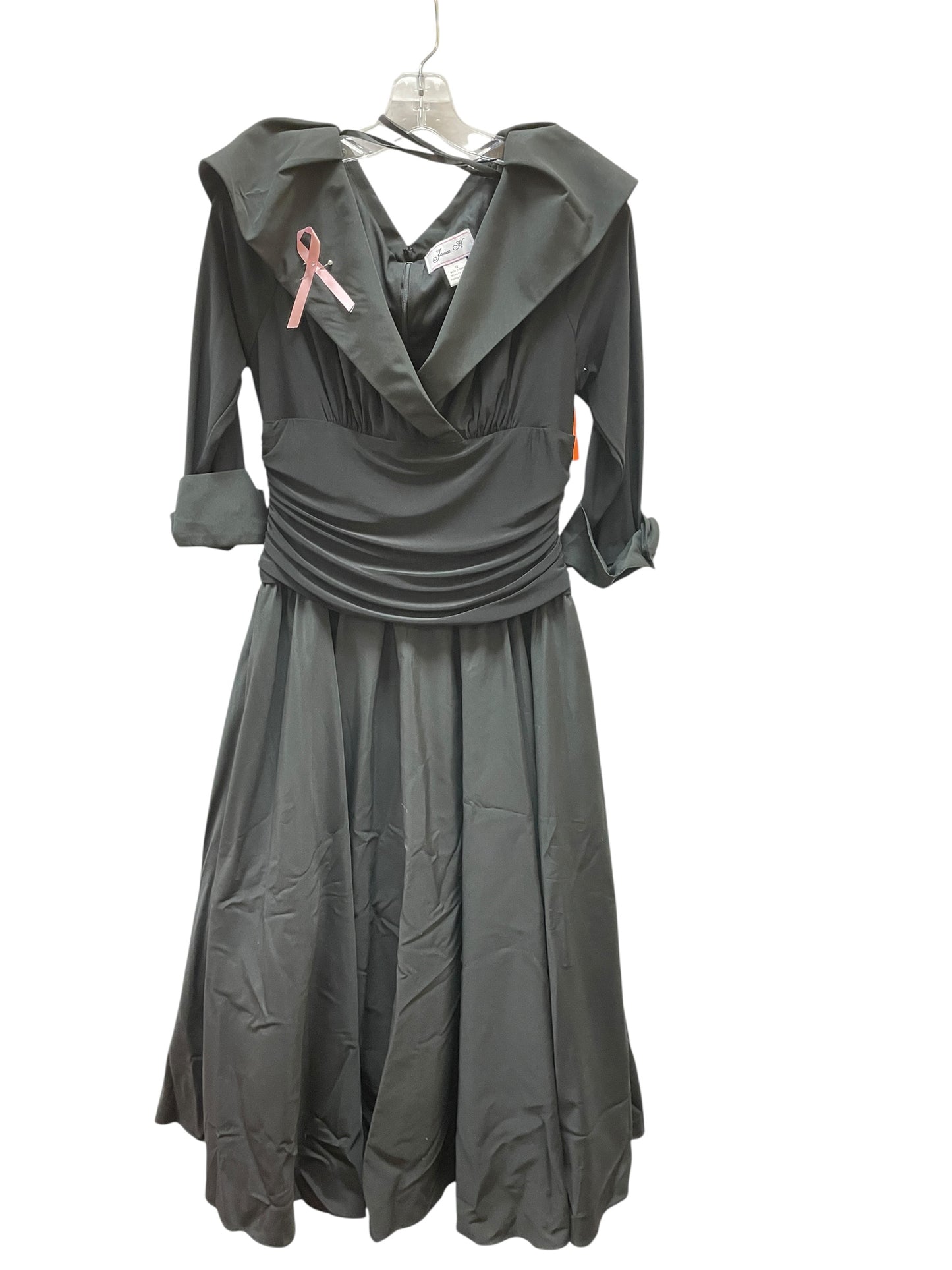 Dress Party Long By Jessica H In Black, Size:12