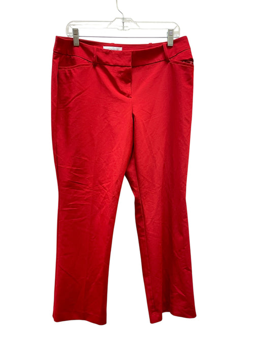 Pants Dress By Liz Claiborne In Red, Size:10P