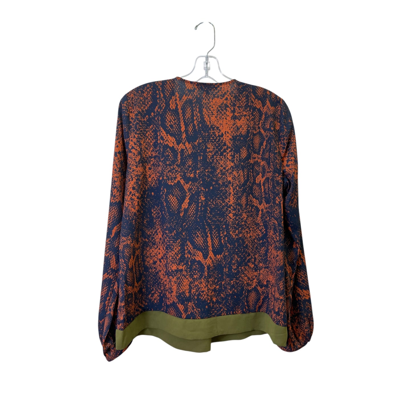 Top Ls By Cabi In Blue & Brown, Size:M