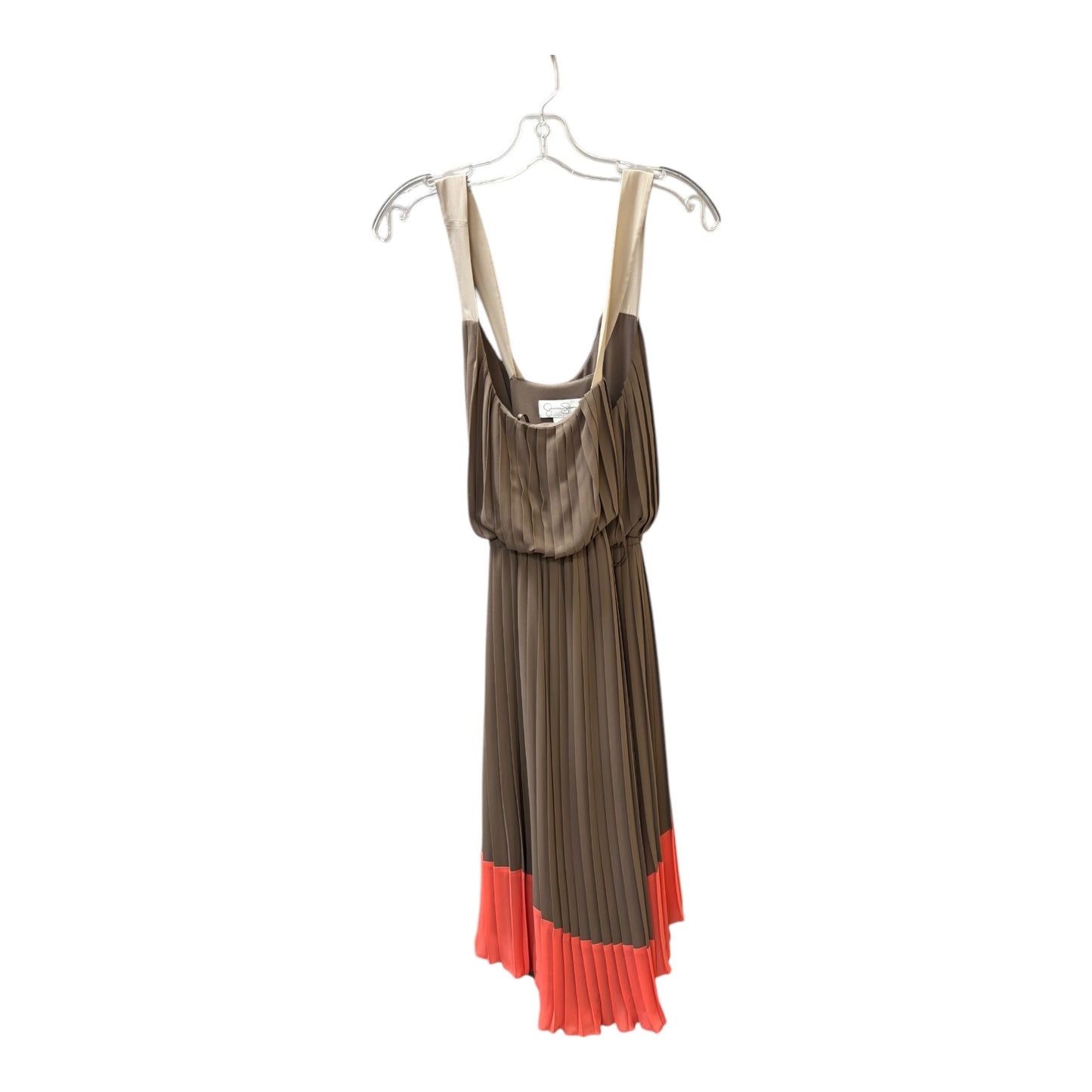 Dress Party Short By Jessica Simpson In Brown & Orange, Size:S