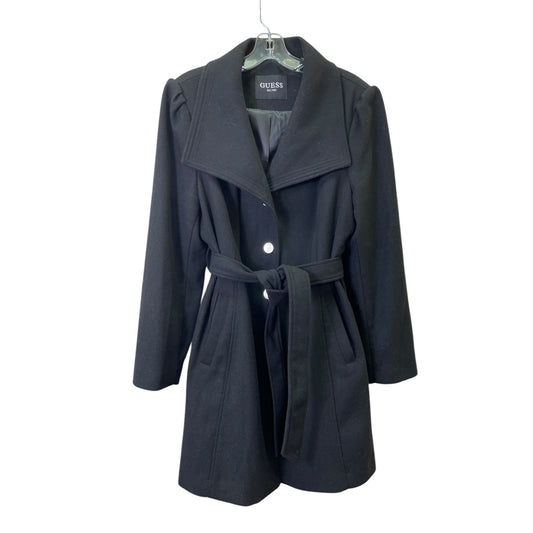 Coat Wool By Guess In Black, Size:S