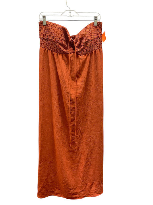 Dress Casual Maxi By No Boundaries In Orange, Size:Xl