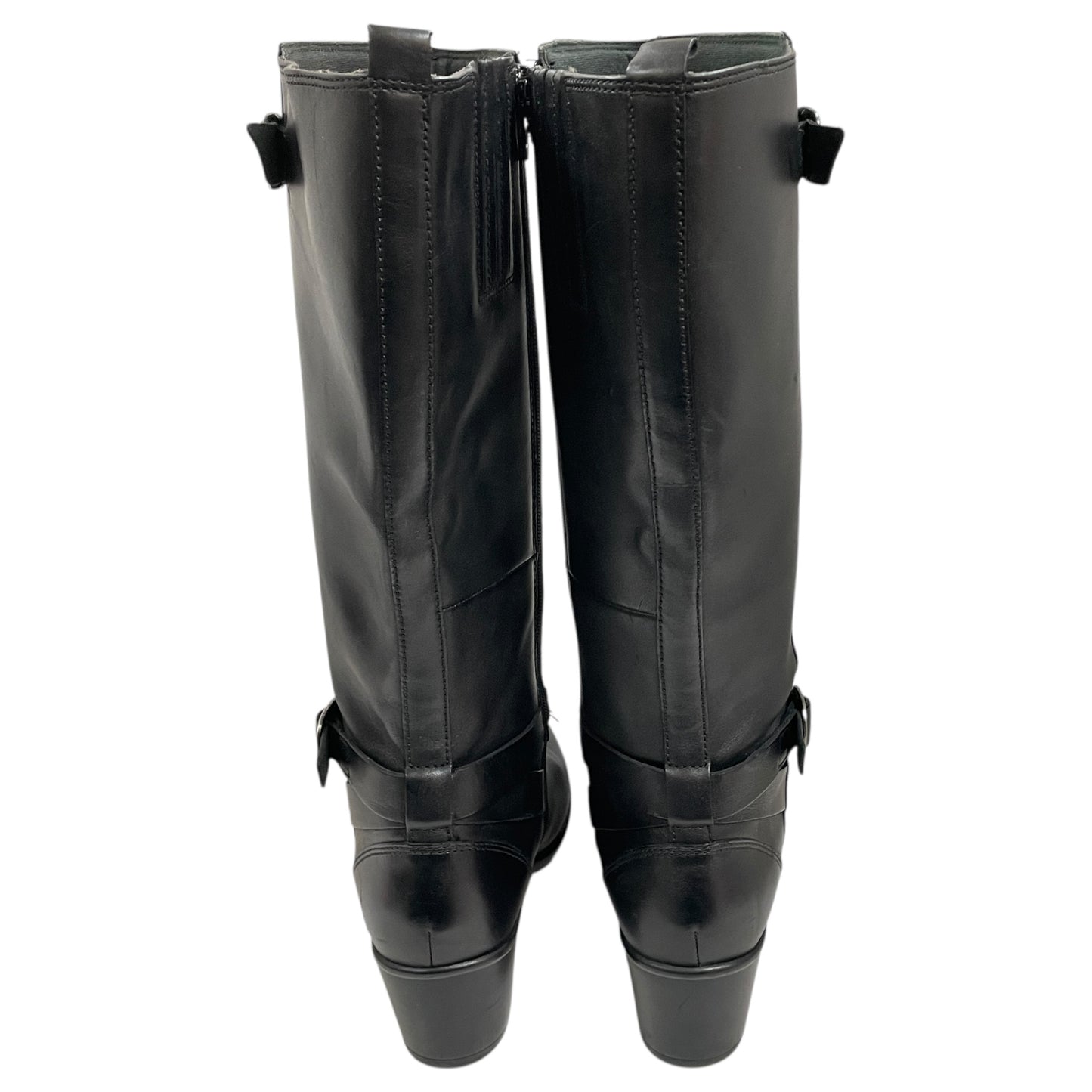 Boots Knee Heels By Clarks In Black, Size:9