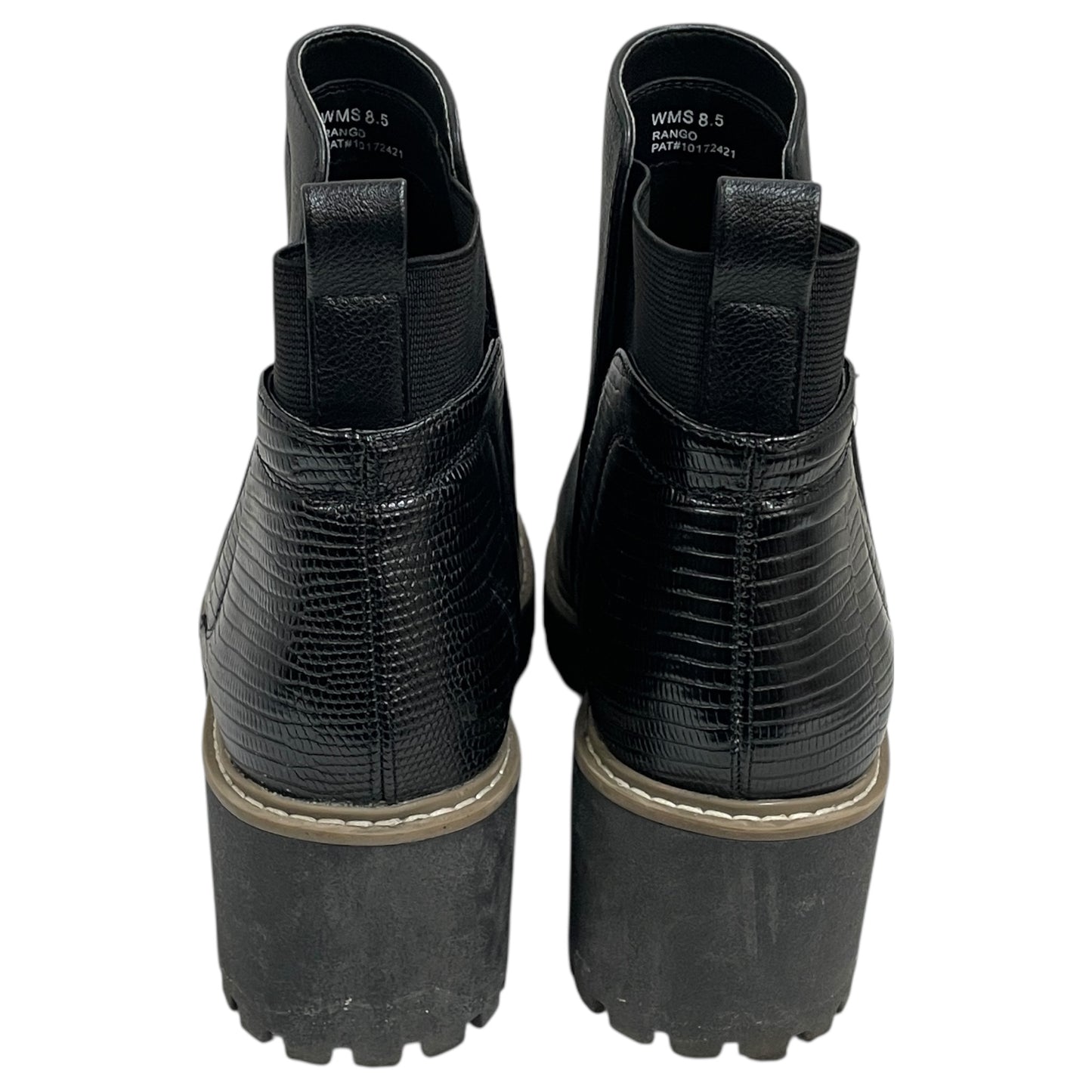 Boots Ankle Heels By Dv In Black, Size:8.5