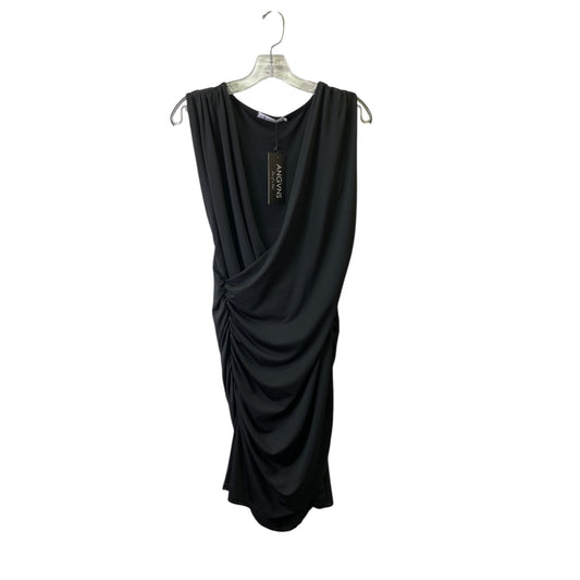 Dress Party Midi By Angvns In Black, Size:L