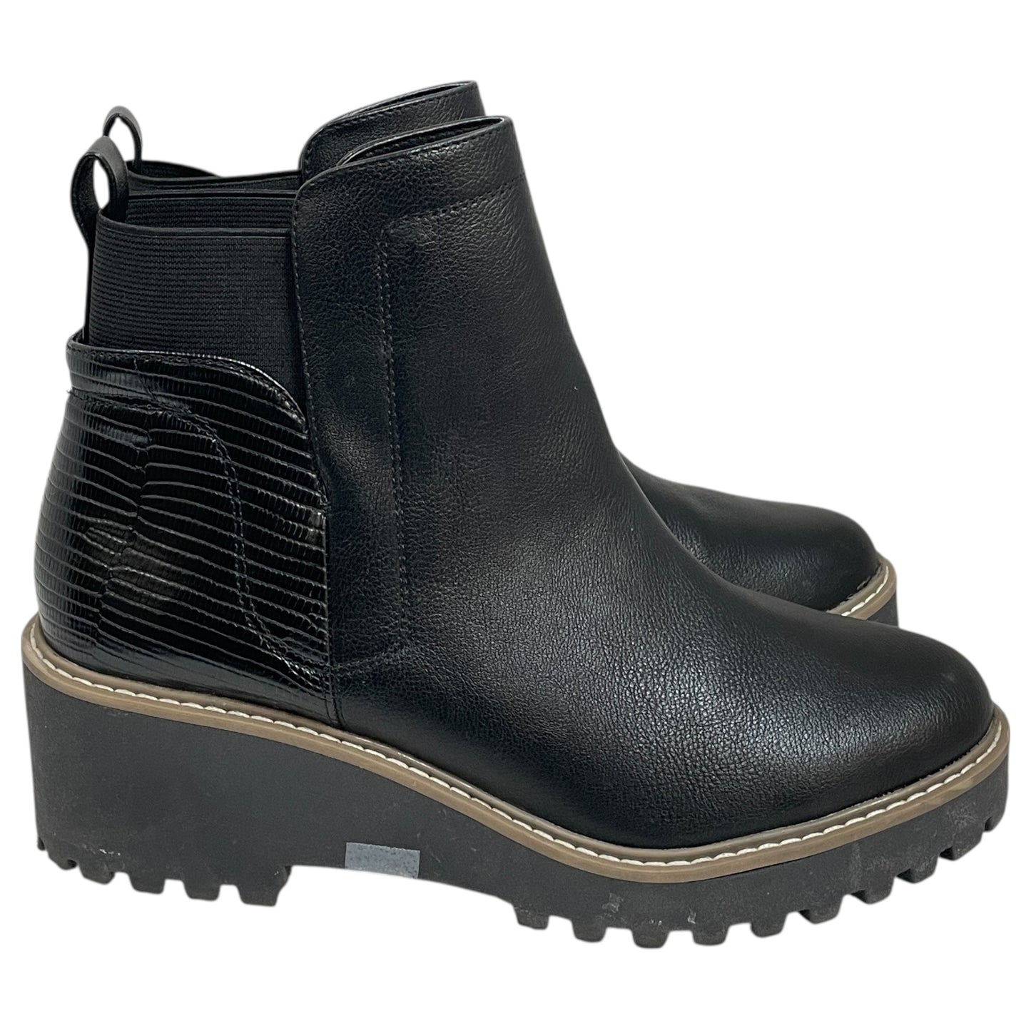 Boots Ankle Heels By Dv In Black, Size:8.5
