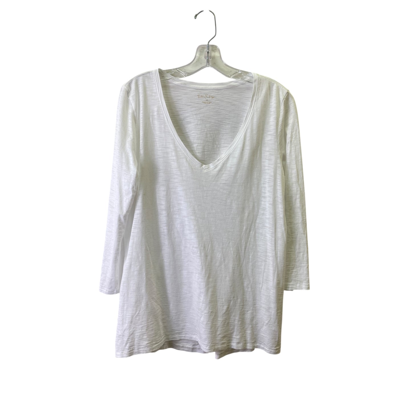 Top Ls Designer By Lilly Pulitzer In White, Size:M
