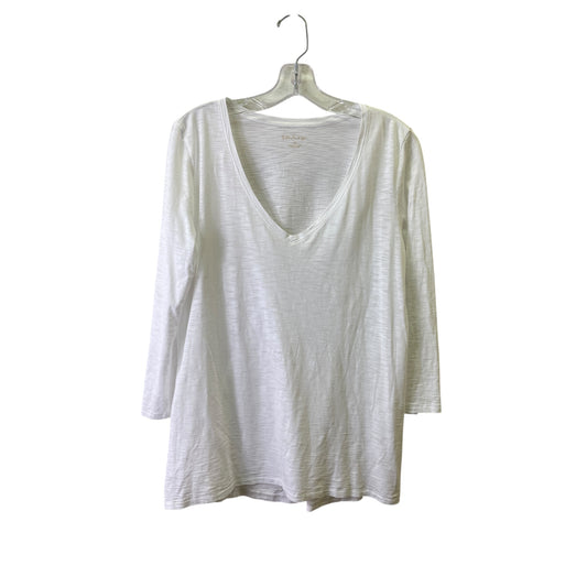 Top Ls Designer By Lilly Pulitzer In White, Size:M