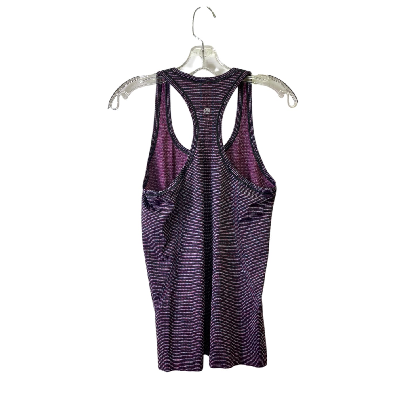 Athletic Tank Top By Lululemon In Black & Pink, Size:S