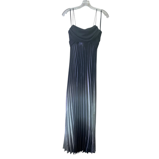 Dress Party Long By Betsy And Adam In Black & Silver, Size:S