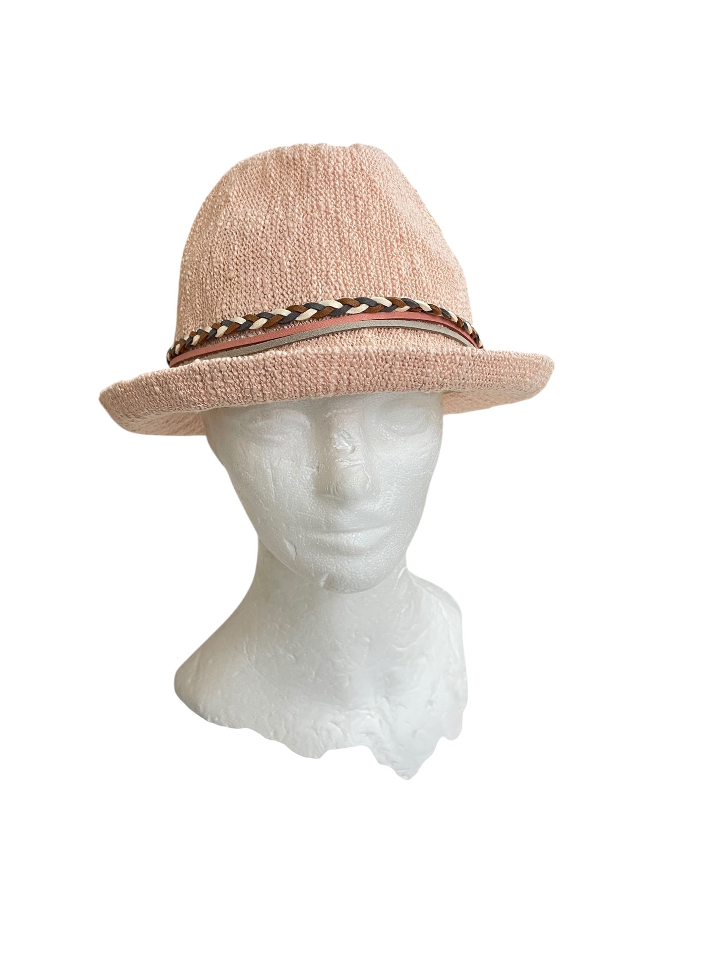 Hat Fedora By Clothes Mentor In Pink