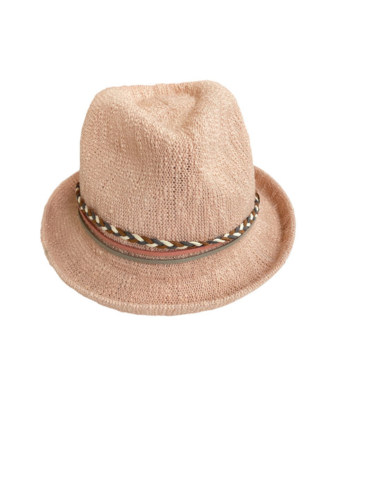 Hat Fedora By Clothes Mentor In Pink