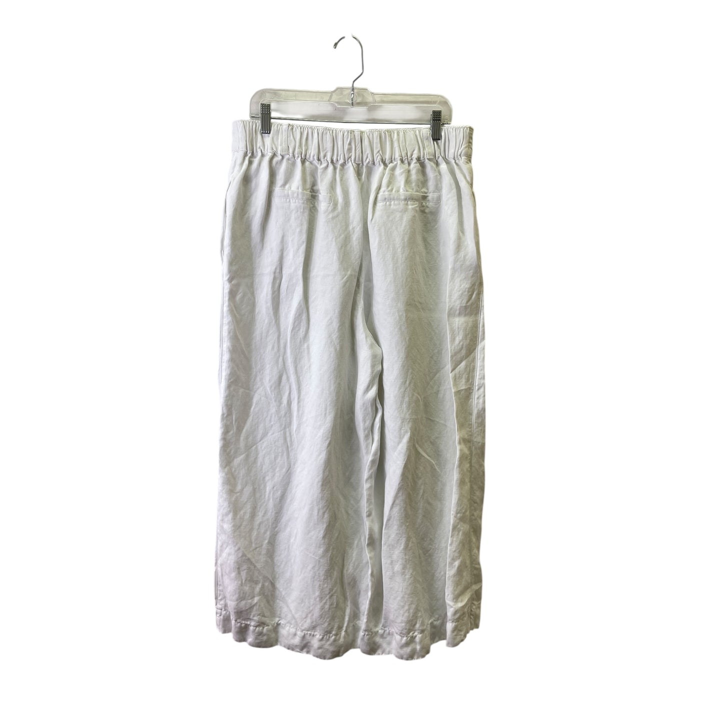 Pants Designer By Halston In White, Size:Xl