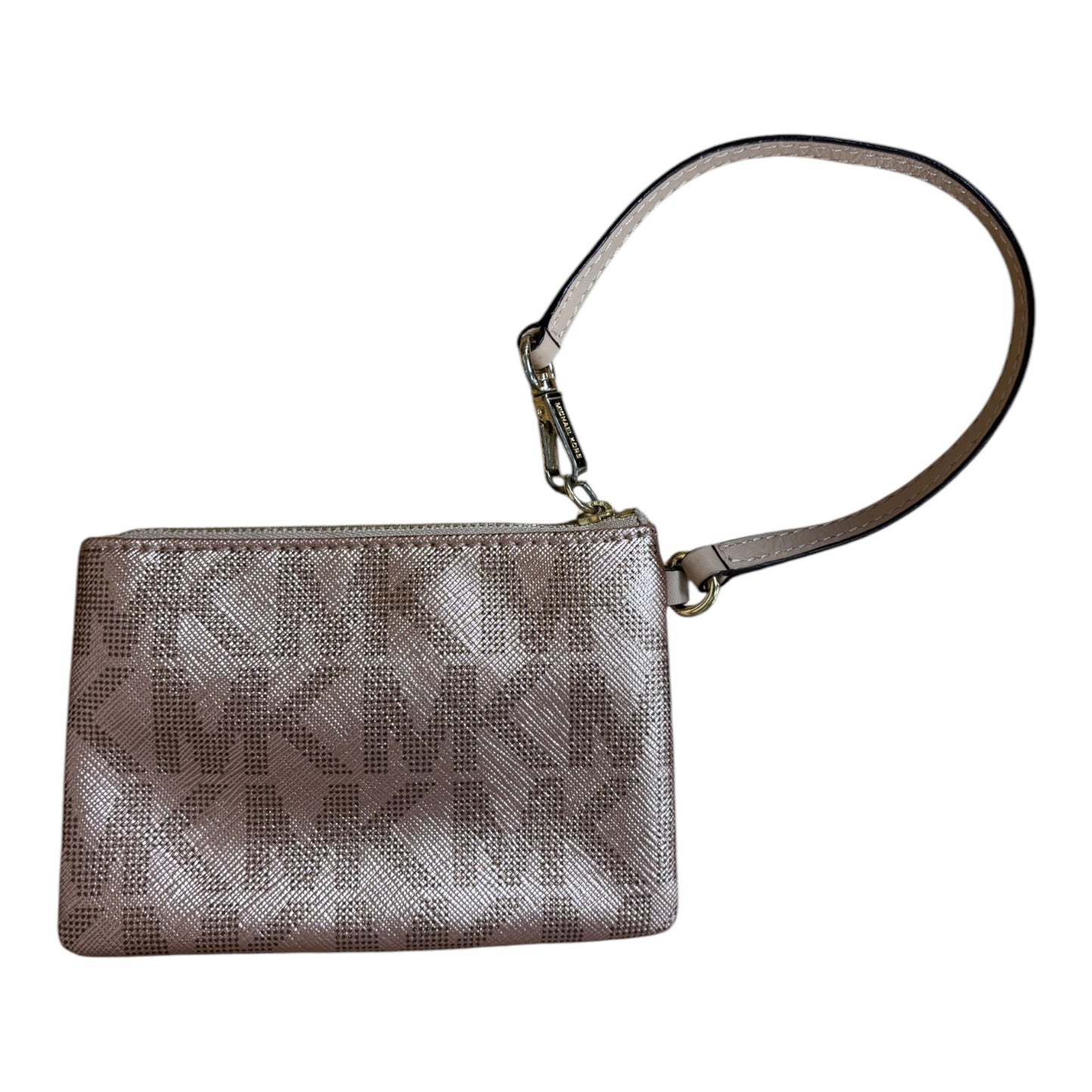 Wristlet Designer By Michael Kors In Rose Gold, Size:Small
