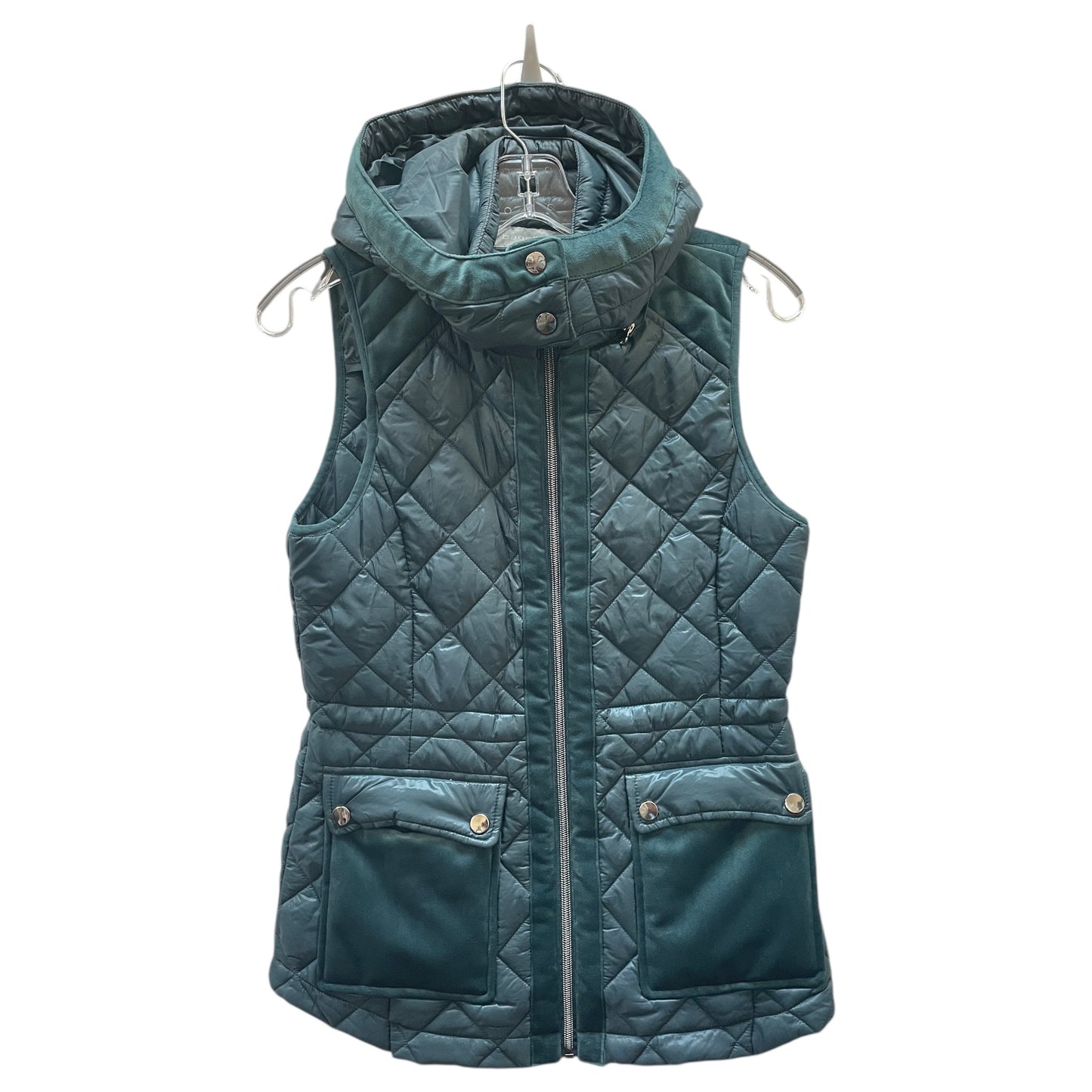 Vest Puffer & Quilted By Bagatelle In Blue, Size:Xs