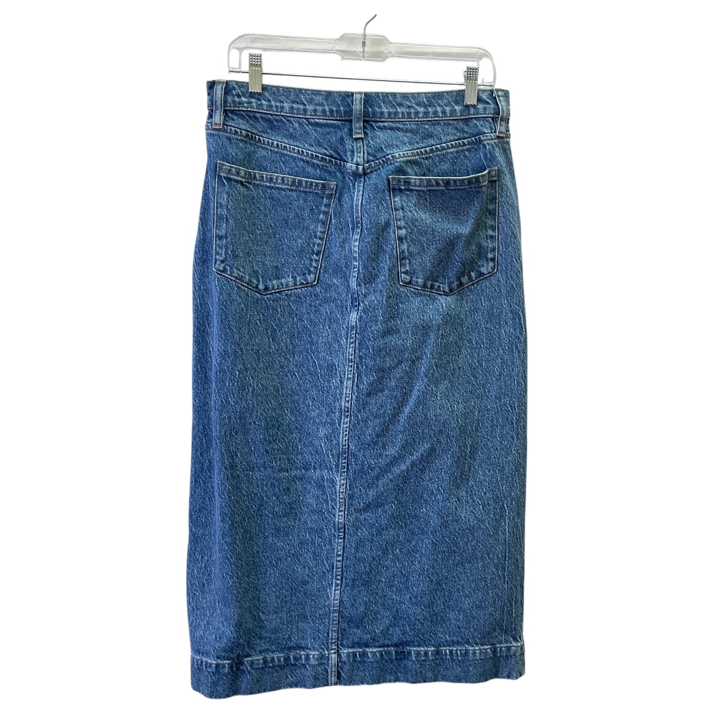 Skirt Maxi By J. Crew In Blue Denim, Size:6