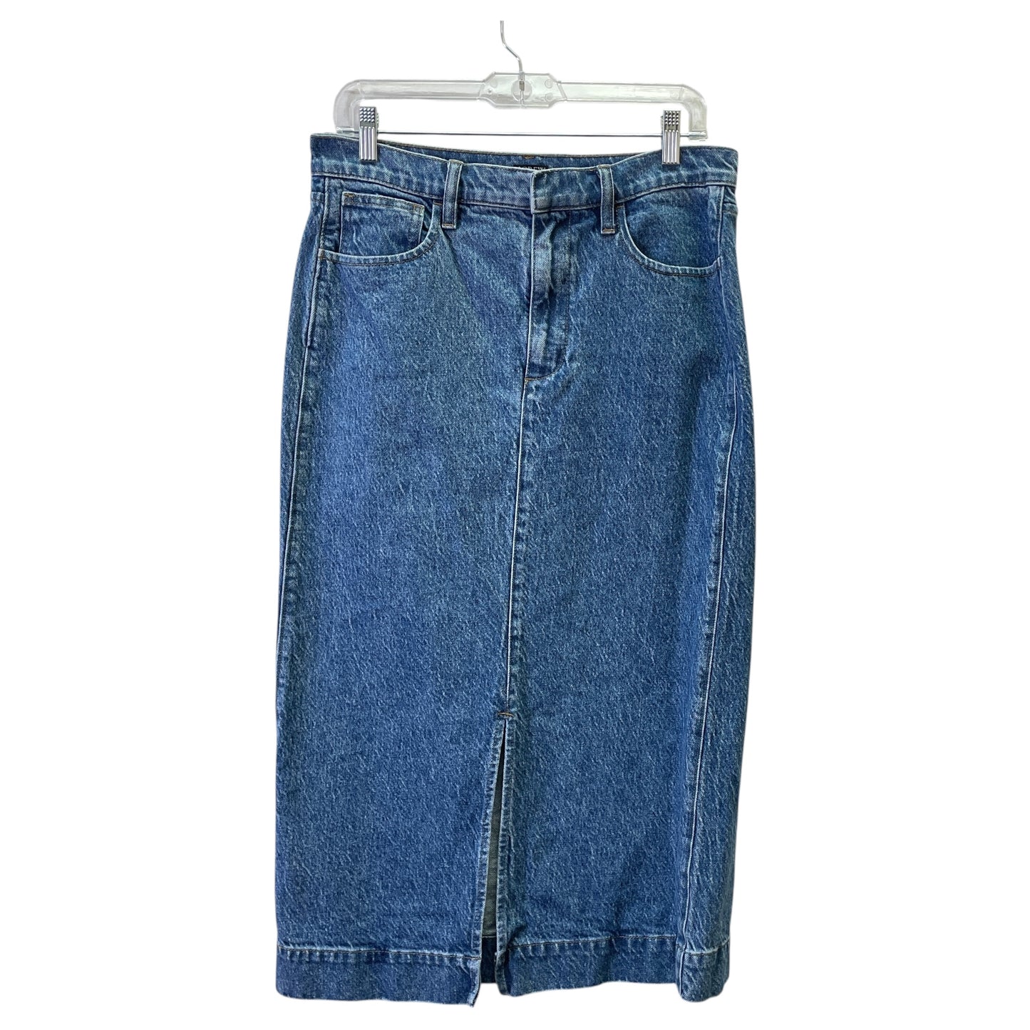 Skirt Maxi By J. Crew In Blue Denim, Size:6