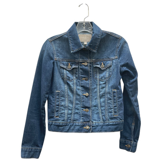 Jacket Denim By Banana Republic In Blue Denim, Size:Xs