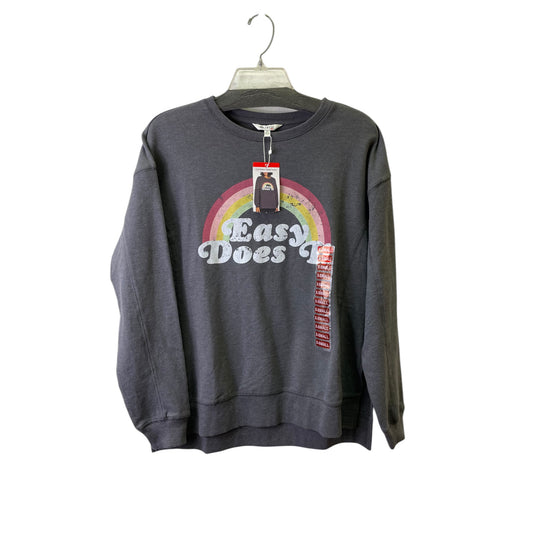 Top Ls By Wildfox In Grey, Size:Xs