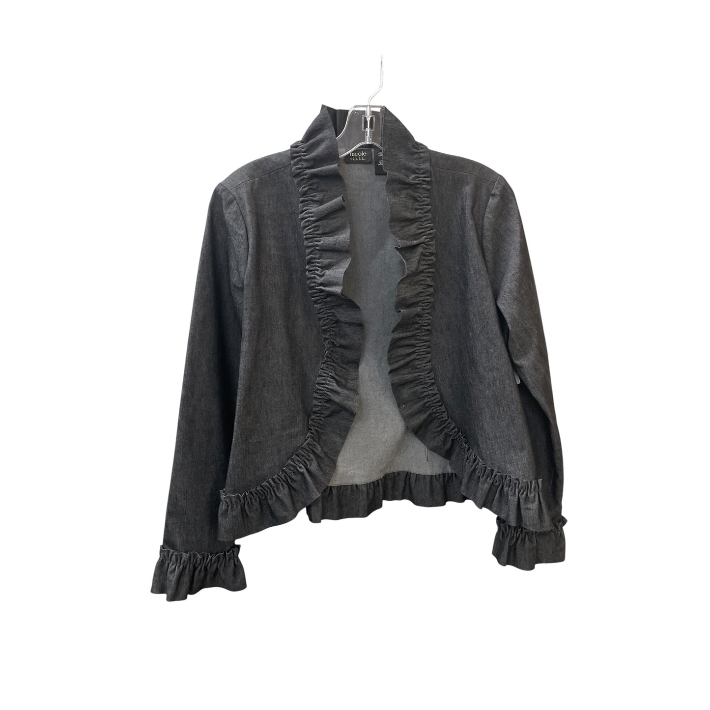 Cardigan By Nicole By Nicole Miller In Navy, Size:S
