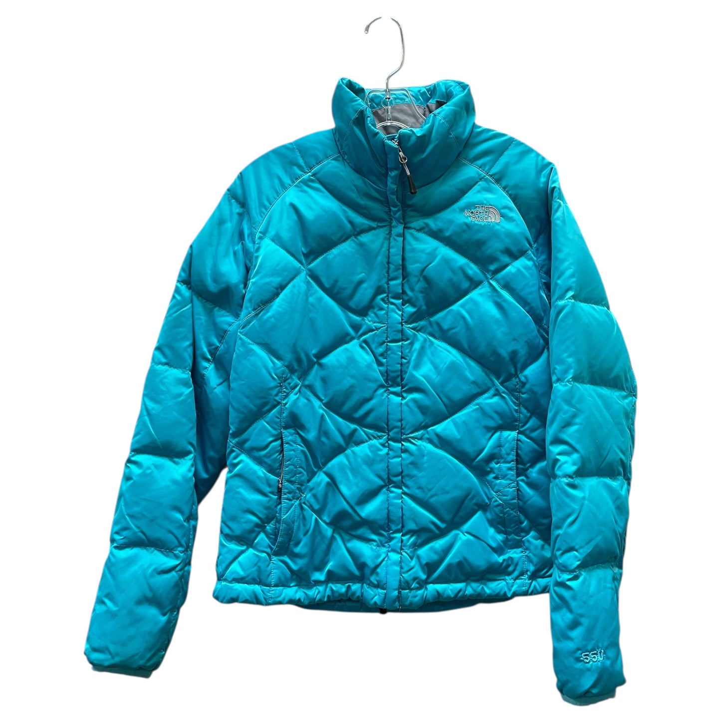 Jacket Puffer & Quilted By The North Face In Aqua, Size:M