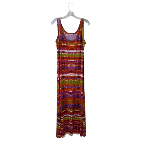 Dress Casual Maxi By Calvin Klein In Orange, Size:1X