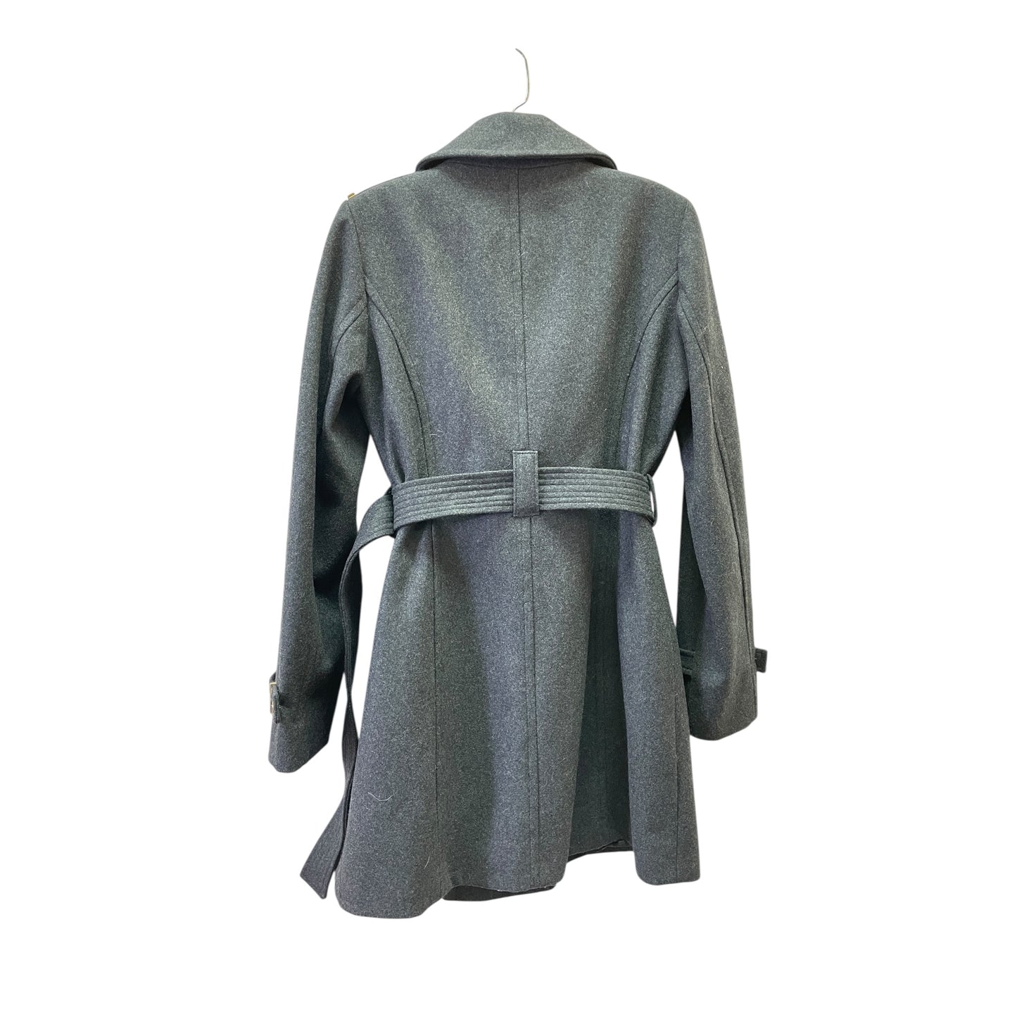 Coat Wool By Michael By Michael Kors In Grey, Size:6