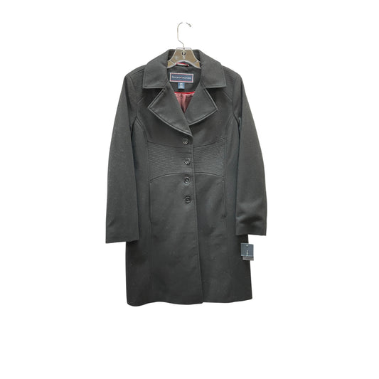 Coat Wool By Tommy Hilfiger In Black, Size:L