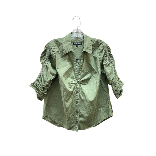 Top 3/4 Sleeve By Veronica Beard In Green, Size:M