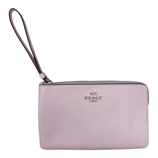 Wristlet Designer By Coach In Pink, Size:Small