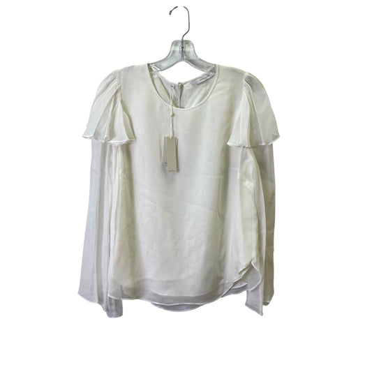 Top Ls By Rebecca Taylor In Cream, Size:S