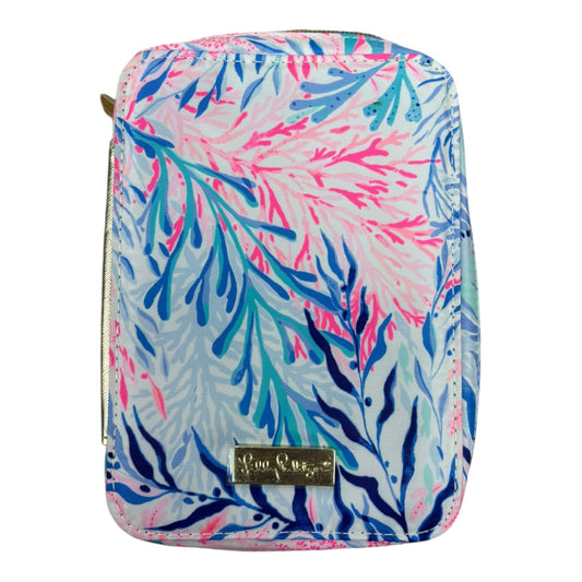 Makeup Bag Designer By Lilly Pulitzer In Blue & Pink, Size:Small