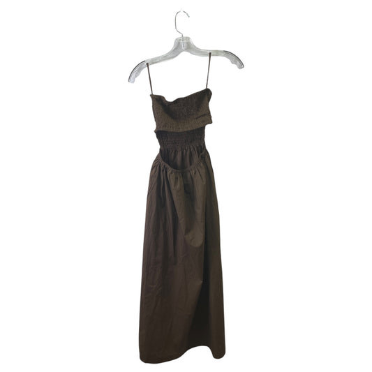 DRESS CASUAL MIDI by FAITHFULL THE BRAND In BROWN, Size: S
