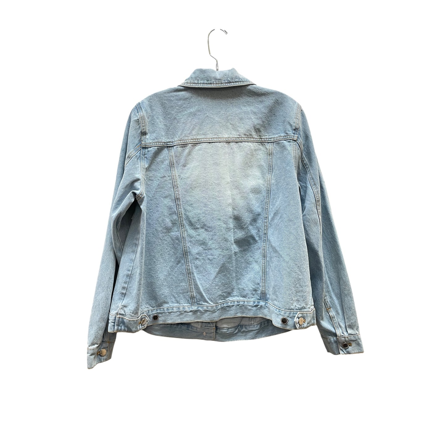 Jacket Denim By Nina Parker In Blue Denim, Size:Xl
