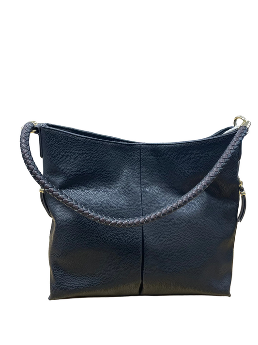 Handbag By Liz Claiborne In Black, Size:Medium