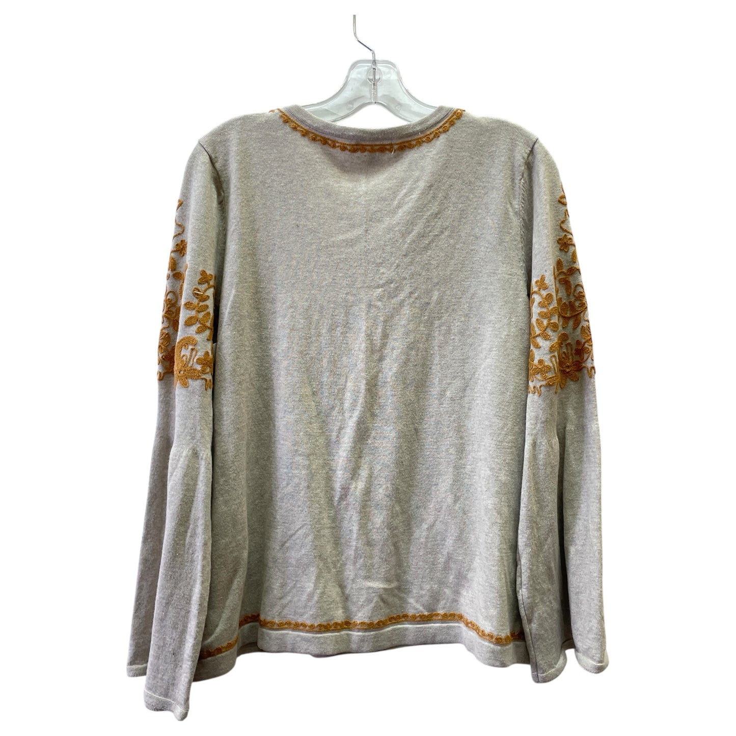 Sweater By Style And Company In Taupe, Size:L