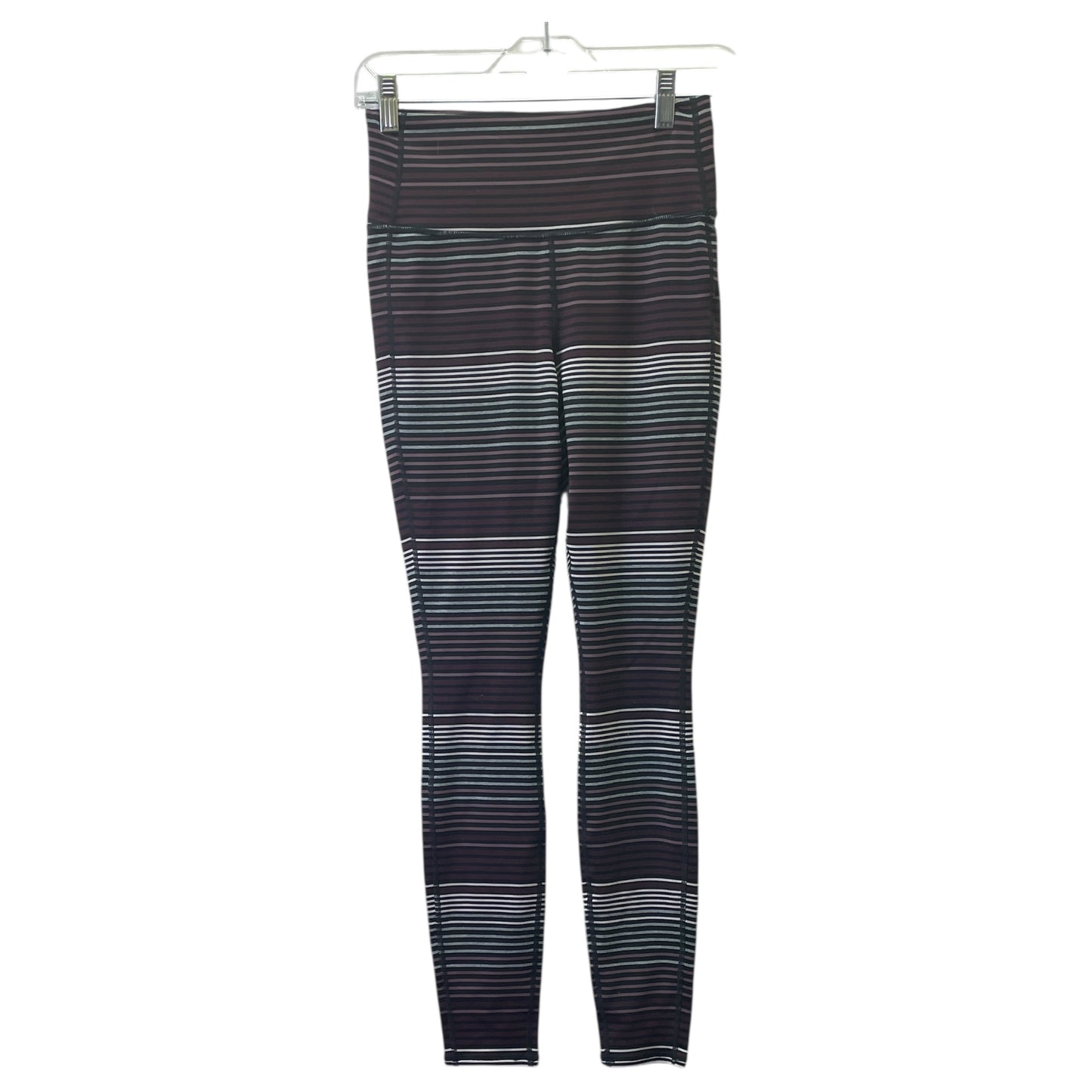 Athletic Leggings By Athleta In Black & Purple, Size:Xs