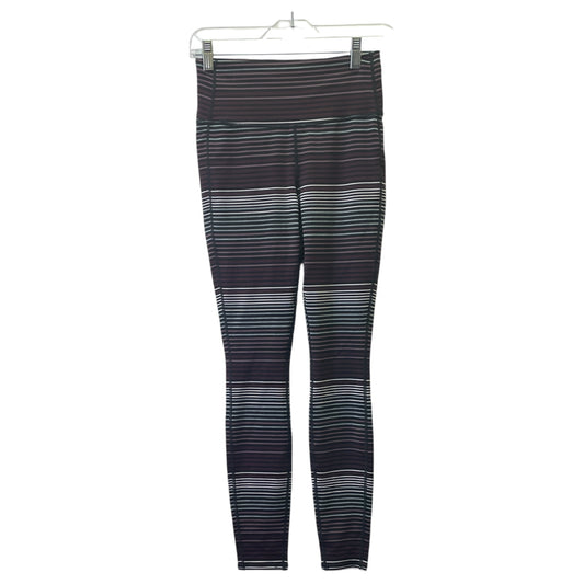 Athletic Leggings By Athleta In Black & Purple, Size:Xs
