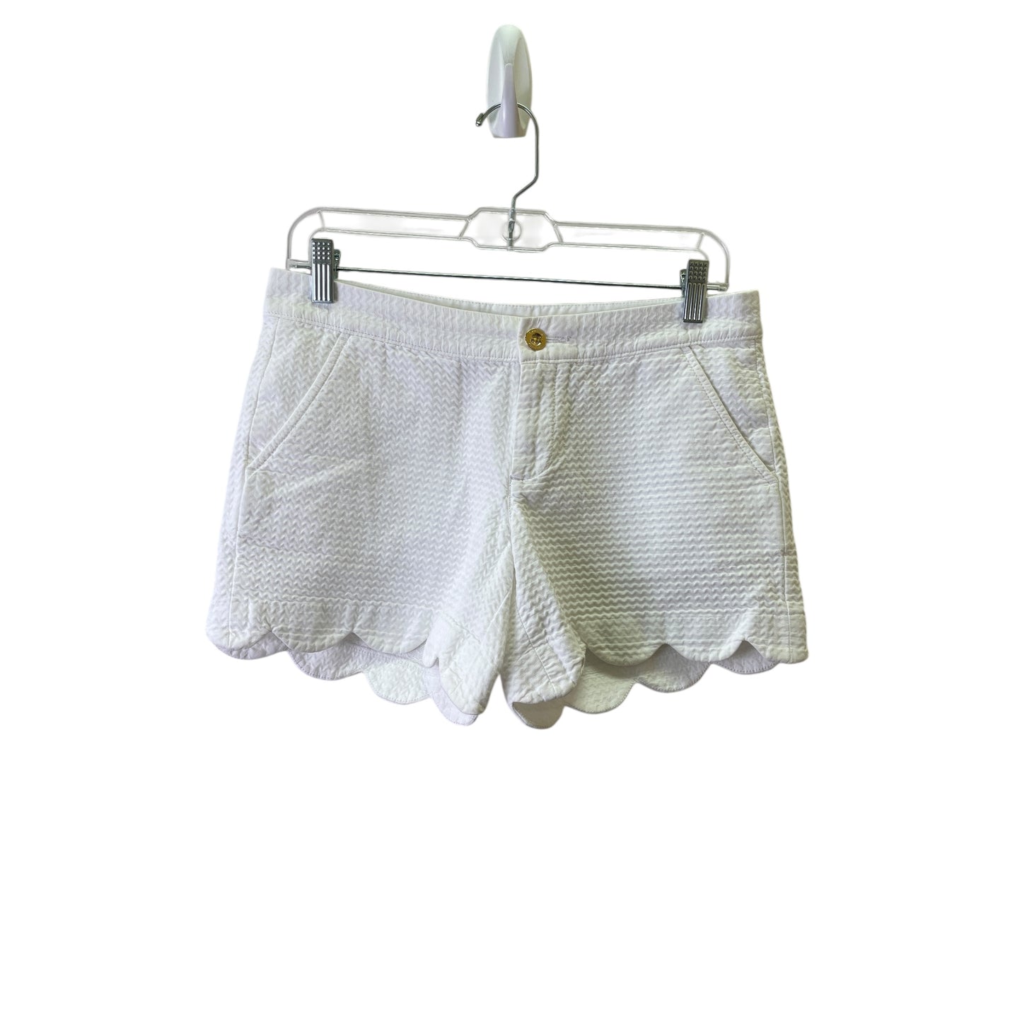 Shorts Designer By Lilly Pulitzer In White, Size:2