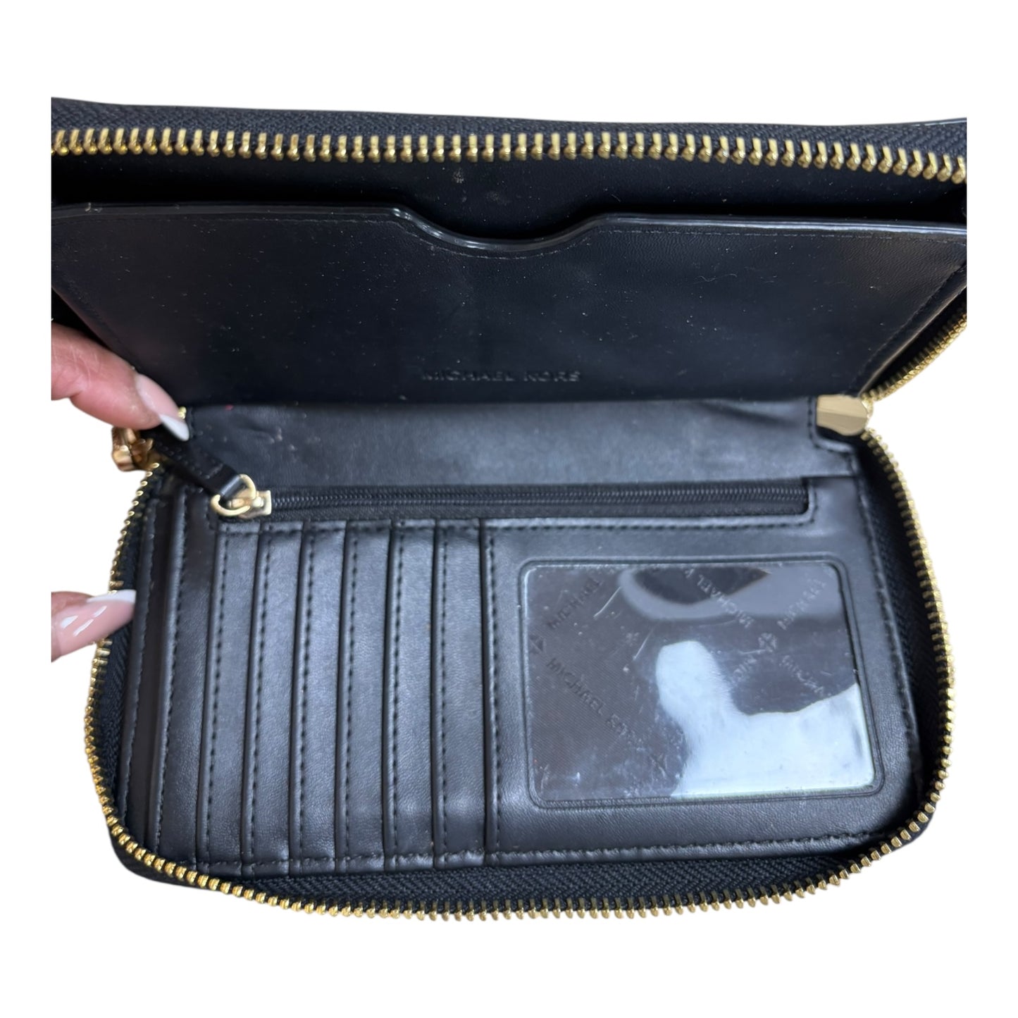Wristlet Designer By Michael Kors In Black, Size:Medium