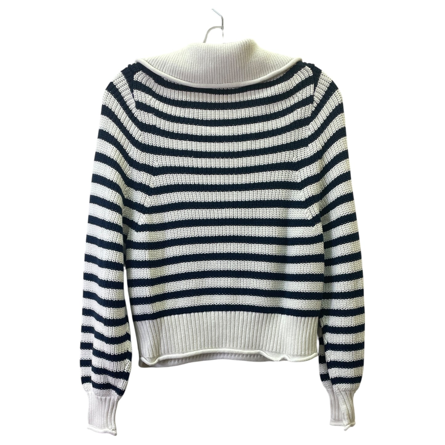 Sweater By J. Crew In Blue & White, Size:S
