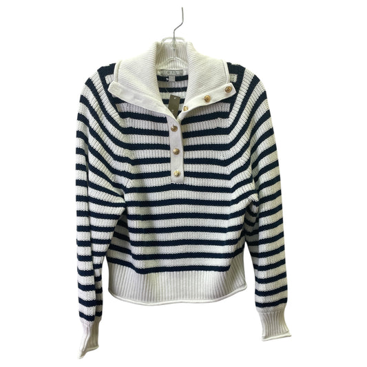 Sweater By J. Crew In Blue & White, Size:S