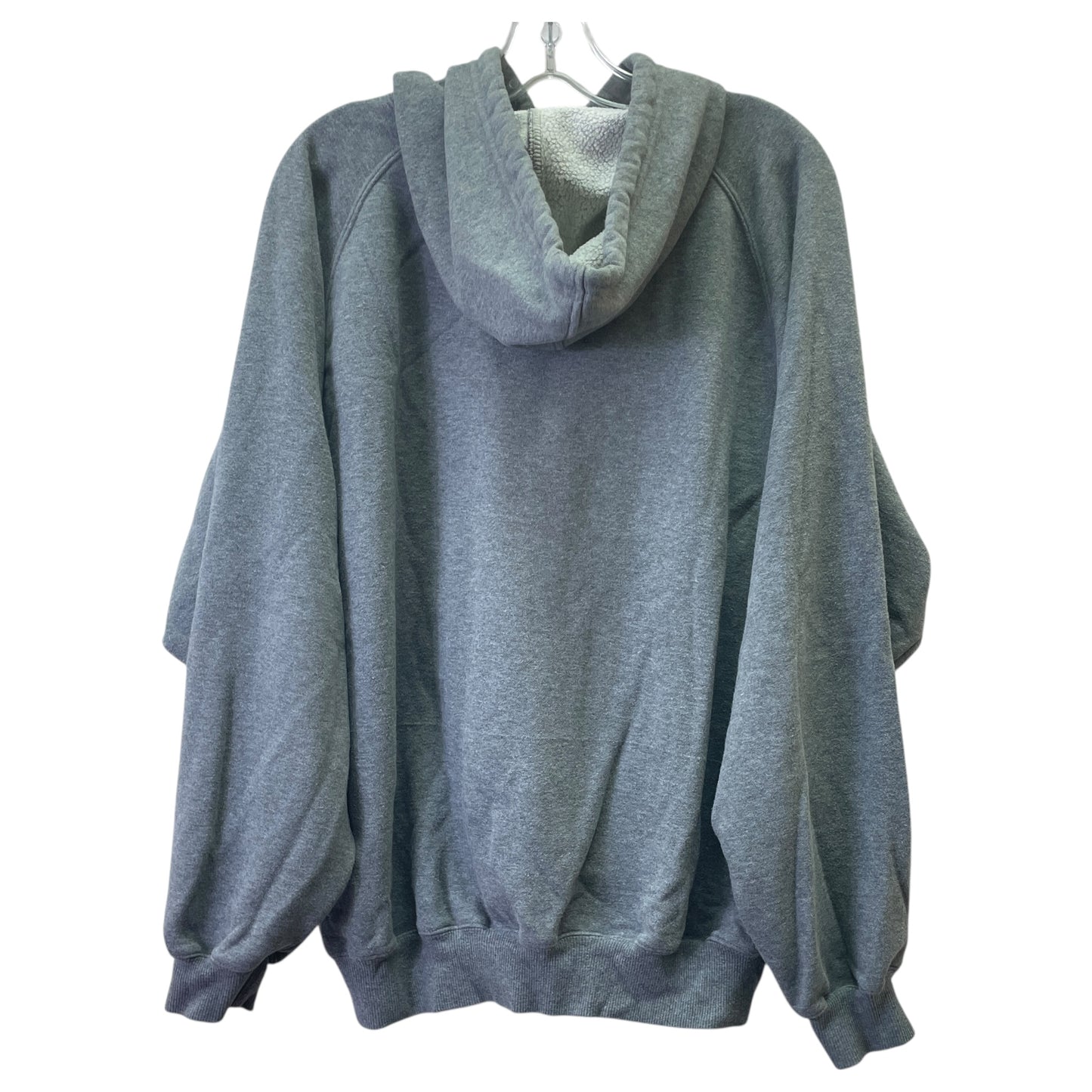 Athletic Sweatshirt Hoodie By Nike Apparel In Grey, Size:M