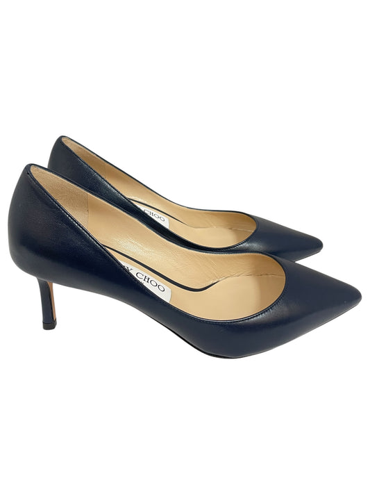 Shoes Luxury Designer By Jimmy Choo In Blue, Size:6