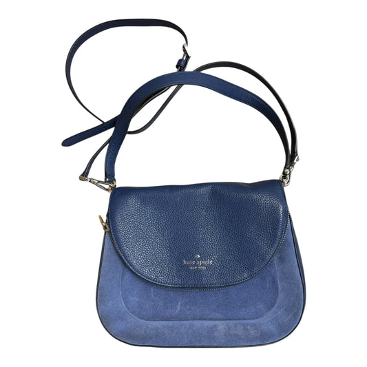 Crossbody Designer By Kate Spade In Blue, Size:Medium