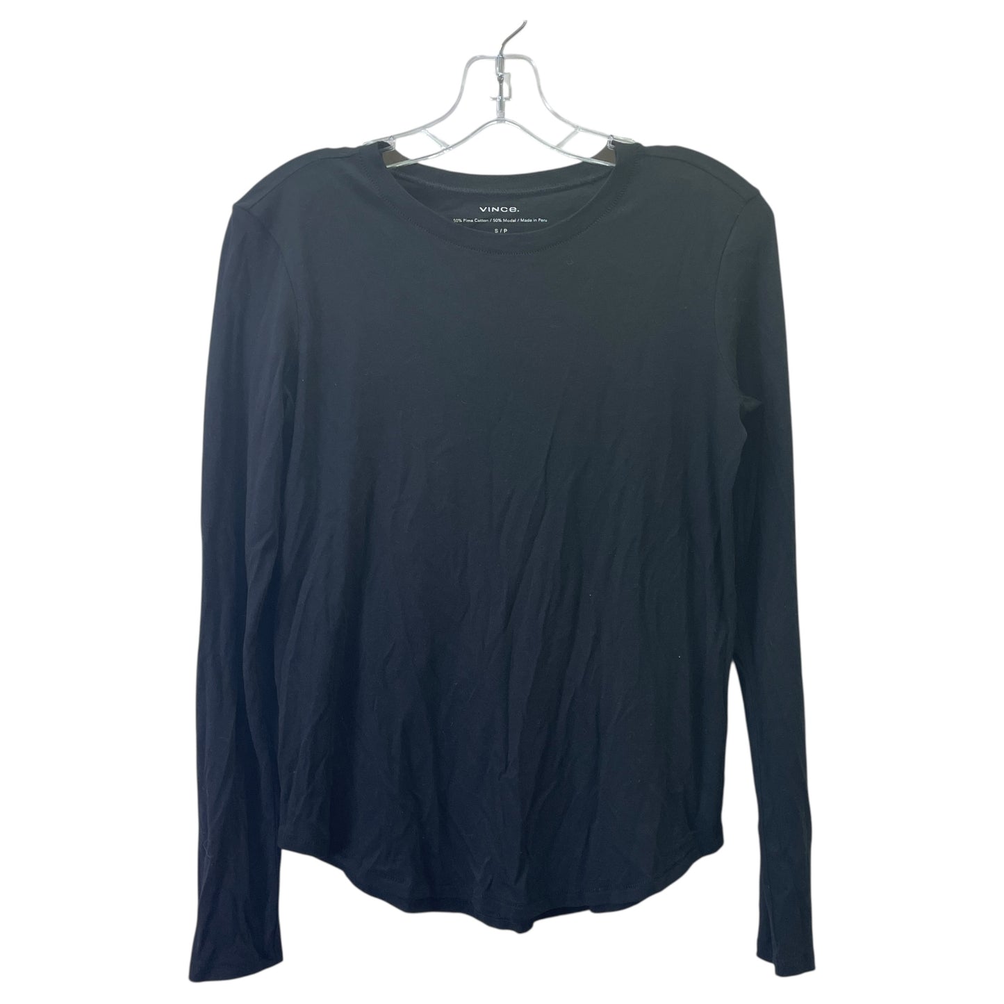 Top Ls By Vince In Black, Size:Sp